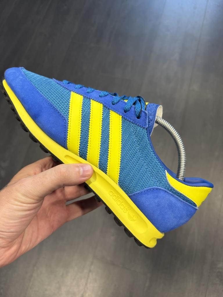 Adidas LA Trainer blue and yellow